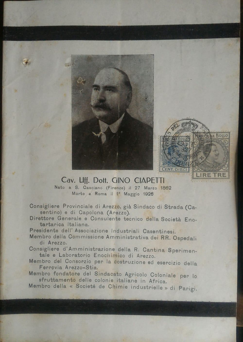 Cav. Gino Ciapetti